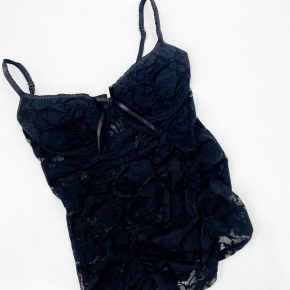 Victoria's Secret Black Lace Camisole - Picture 1 of 4
